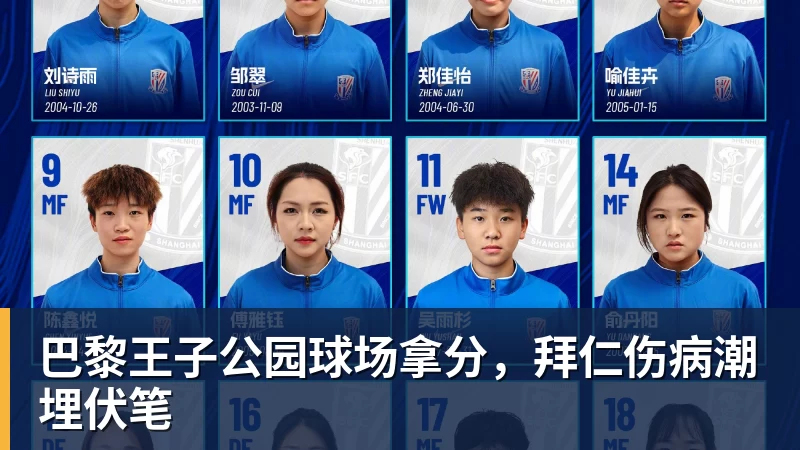 MK体育巴黎王子公园球场拿分，拜仁伤病潮埋伏笔
